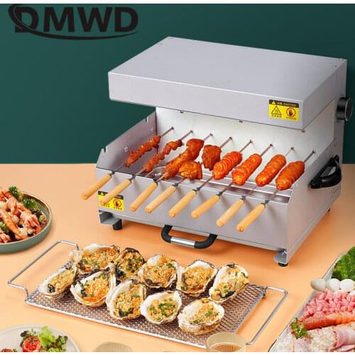 CUKYI Electric chafing dish baking pan smokeless nonstick large barbecue dish Aluminum Double stall temperature adjustable