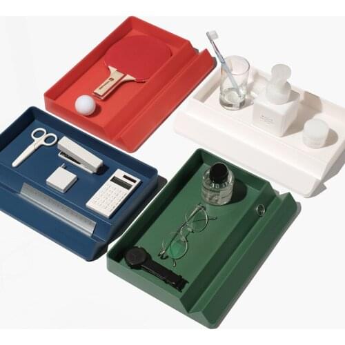 MUID Storage Island Multifunctional Storage Box Dressing Table Desk Cosmetics Jewelry Creative Storage Box