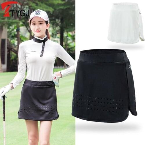 PGM Clothes Women Trainning Short Skirts Sports Wear Ladies Summer Skirt Anti-sweat Breathable Golf Dress Security Skorts