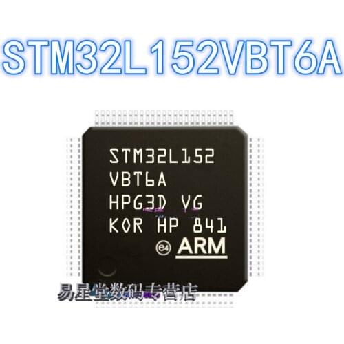 1PCS 100% brand new original authentic STM32L152VBT6A QFP-100 32L152VBT6A QFP100 32-bit microcontroller chip 32MHz/128KB