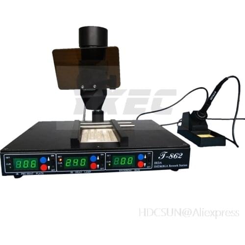 PUHUI T862 IRDA Infrared bga rework machine, BGA SMD SMT desoldering Rework Station, hot selling