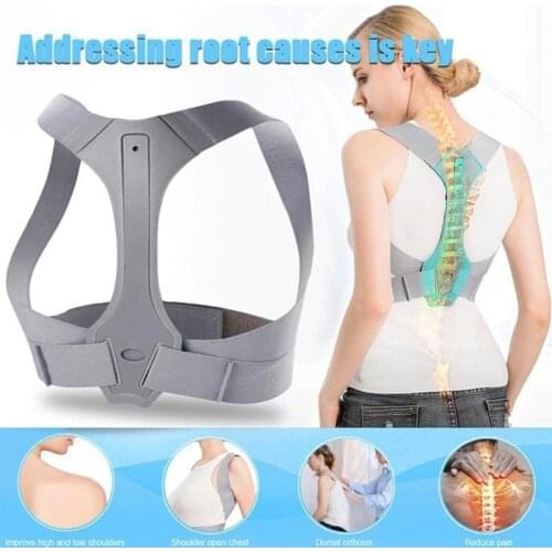 Adjustable Posture Corrector Back Support Shoulder Strong Brace Corset Back Belt Posture Correction Bandage For Men Women Kid