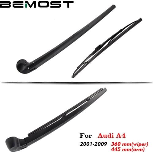 BEMOST Car Rear Windshield Wiper Arm Blade Brushes For AUDI A4 2001-2009 Hatchback Windscreen Washer Auto Styling Accessories