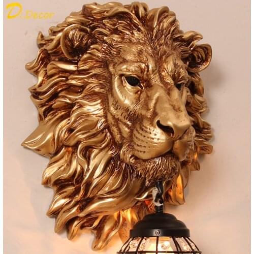 Vintage LED Wall Lamp for Home Decoration Dining Room Living Room Resin Wall Light Restaurant Hotel Bedroom Home Indoor Lighting