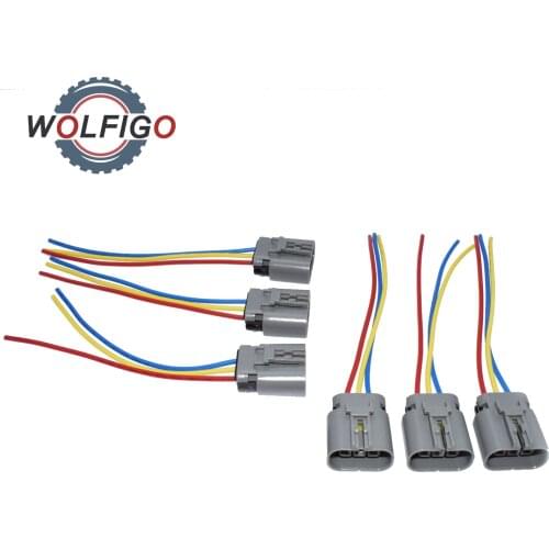 WOLFIGO Ignition Coil Pack Wiring Connector Pigtail Harness for Nissan 300zx z32 Pulsar NX Infiniti J30 CI-IGN300 CIIGN300