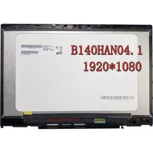 14.0'' Laptop LCD Screen Touch Digitizer Assembly for HP Pavilion X360 14-cd0009la FHD 1920*1080 Panel Replacement B140HAN04.1