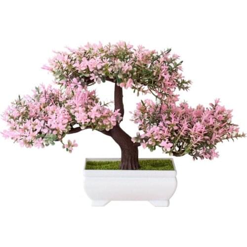 1PCS Artificial Flower Pine Tree Plant Photography Prop Bonsai Decor For Home Wedding DIY Decoration Scenes Furnishings Art Show