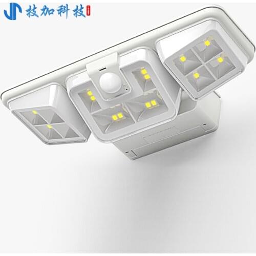16ED solar wall lamp outdoor, three side body induction lamp, solar lamp garage lighting