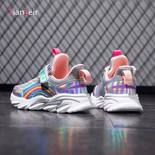 2021 Autumn Fashion Kids Sports Shoes For Girls Breathable Mesh Children Girls Shoes Casual Kids Shoes Girls Chaussure Enfant