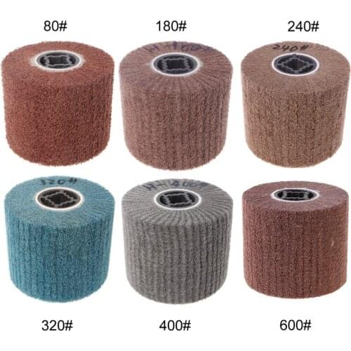 Deburring Abrasive Nylon Drawing Round Brush Polishing Grinding Buffing Wheel