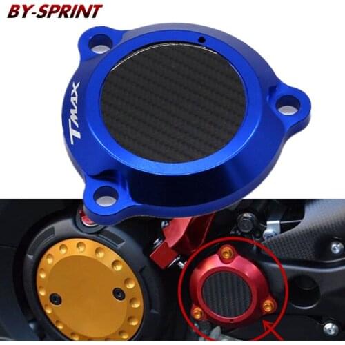 For YAMAHA T-MAX 530 TMAX530 2012-2019 2018 Motorcycle Accessories CNC Aluminum TMAX 530 Carbon Fiber Engine Protective Cover