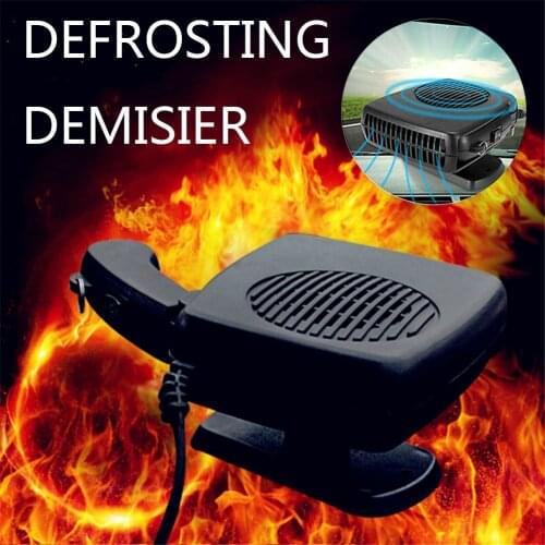 Car Electric Fan Heater Heating Windshield Defroster Demister Heater DC 12V/24V 200W Electric Heater Cooling Portable Dryer HOT