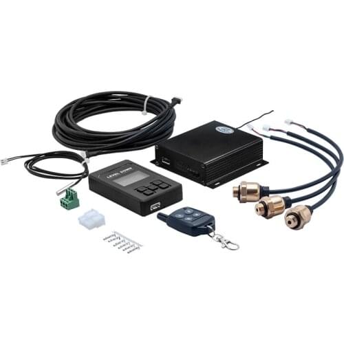 Free Shipping Auto Air ride suspension Electronic control system with pressure sensor Support bluetooth remote and wire control