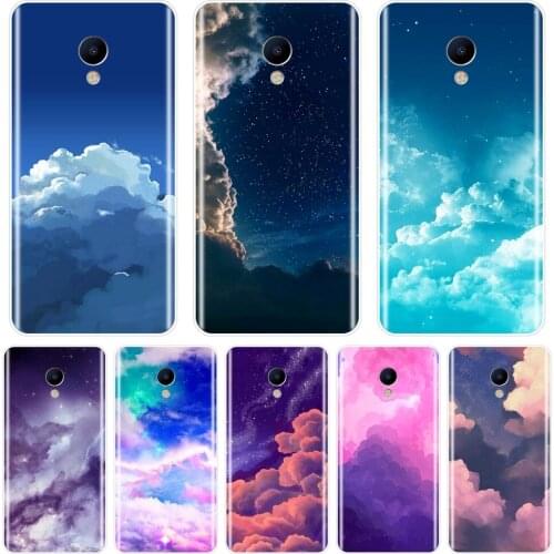 For Meizu M2 M3 M5 M6 Note Phone Case Silicone Cloud Star Sky Fashion Soft Back Cover For Meizu M2 M3 M3S M5 M5C M5S M6 M6S M6T