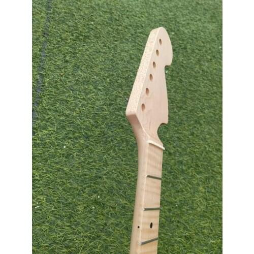 Clear Paint MAPLE Guitar Neck 22Fret 25.5inch MAPLE Fretboard Dot Inlay DIY Guitar s40