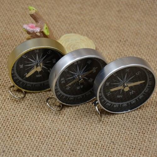 Stainless Steel Lightweight Emergency Compass Portable Outdoor Survival Compass Tool For Trekking Hunting Hiking