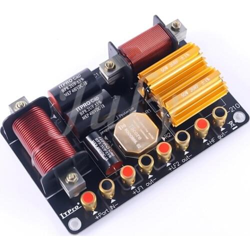 Line array crossover professional stage speaker dual 10 inch/12 inch high power audio tweeter protection two-way frequency