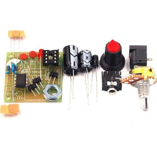 LM386 Super Mini 3V-12V Power Amplifier Board Suit Kit Electronic DIY Kit Audio Amplify Module Low Consumption