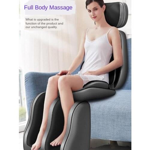 Shoulder and Neck Massager Neck Waist Shoulder Back Multifunctional Body Massager Kneading Back Cushion