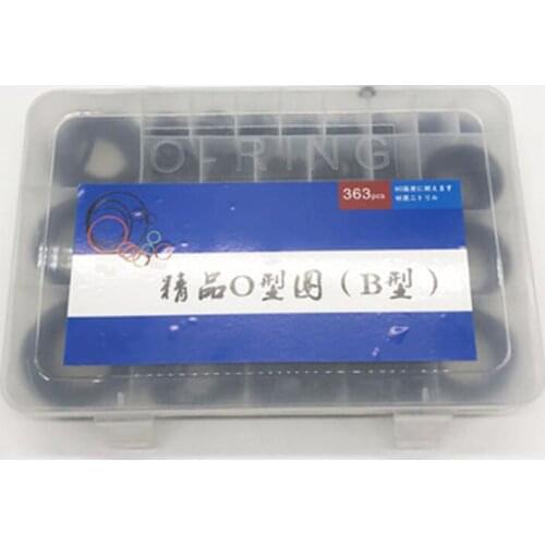 363 Piece (30 Sizes) Metric NBR Cheap ring seal Bolts Assortment Set, Universal Black Rubber O-Rings for Automotive, Plumbing