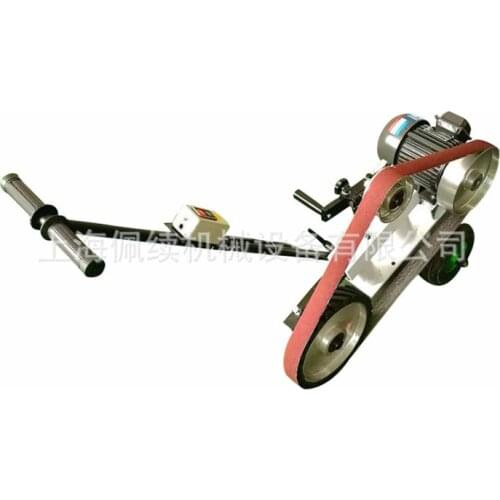 Mobile trolley belt machine, plug-in grinder, weld seam grinding, polishing, and sanding belt machine