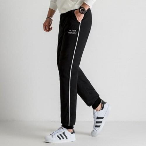 2021 Mens Winter Feather Sweat Pants Outer Wear Detachable Thick High Waist Outdoor Casual Slim Fit Feet down Pants Sweat Pants