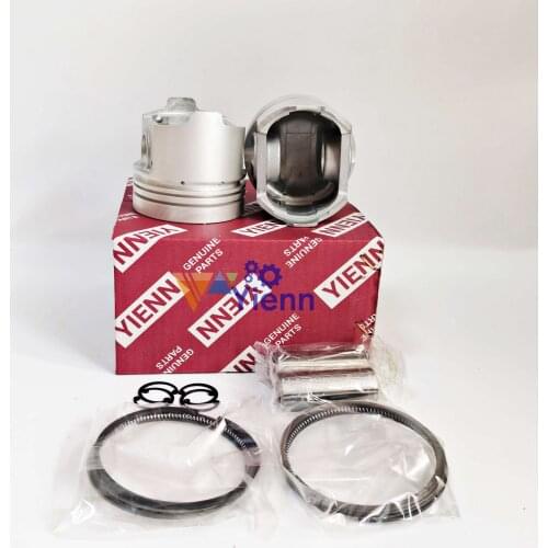 2D68E Piston Kit With Ring Set For Komatsu Loader Mini Excavator Tractor Engine Spare Parts