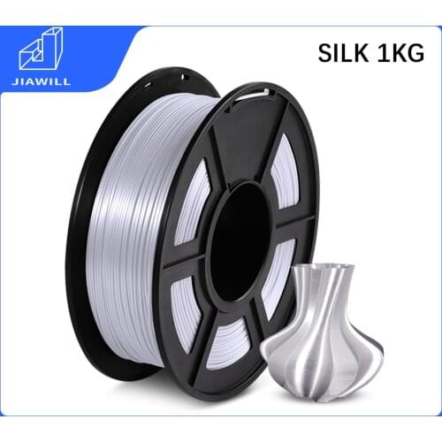 PLA SILK Filament Plastic PLA 1kg 1.75mm 3D Printer Filament Higher Toughness Smooth Printing Silk Effect For Art Design