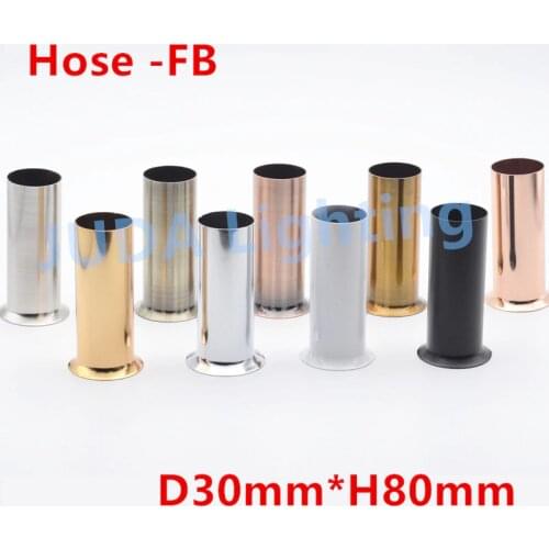 Lamp base Decoration Casing Pipe hollow tube wall lamp iron hose for led Crystal chandeliers pendant light ceiling lamp fittings