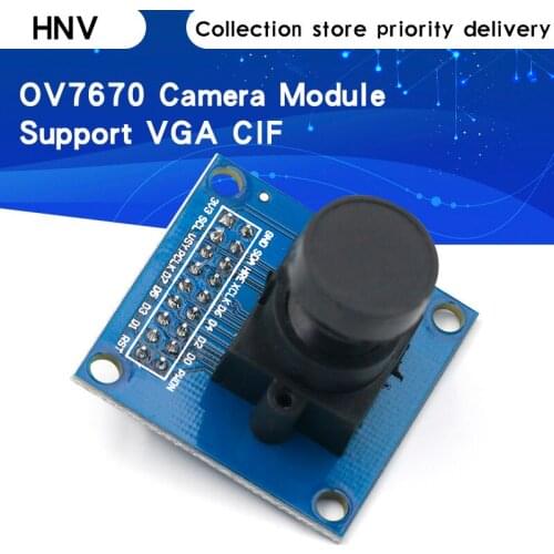 OV7670 camera module OV7670 moduleSupports VGA CIF auto exposure control display active size 640X480 For Arduin