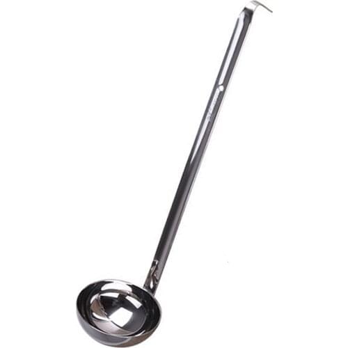 Stainless Steel Long Handle Ladle Soup Spoon Skimmer Serve Soups Dinner Scoop Creative Kitchen Cooking Utensils Tableware