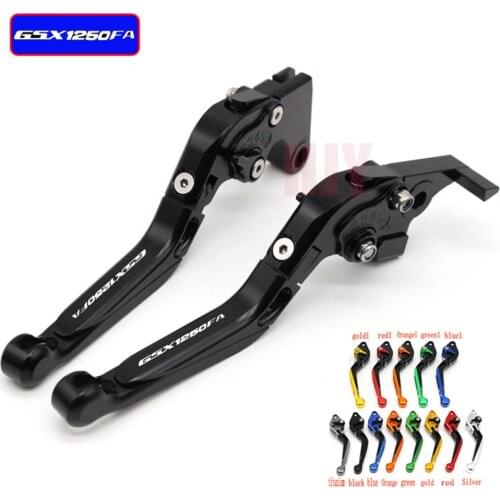 For SUZUKI GSX1250 F/SA/ABS GSX1250FA GSX 1250 FA 2010-2016 Motorcycle Folding Extendable Brake Clutch Levers