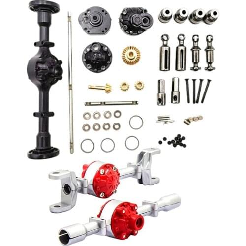 Middle Bridge Axle Upgrade Parts Metal OP Accessory with Metal Front Rear Bridge Axle Case Cover