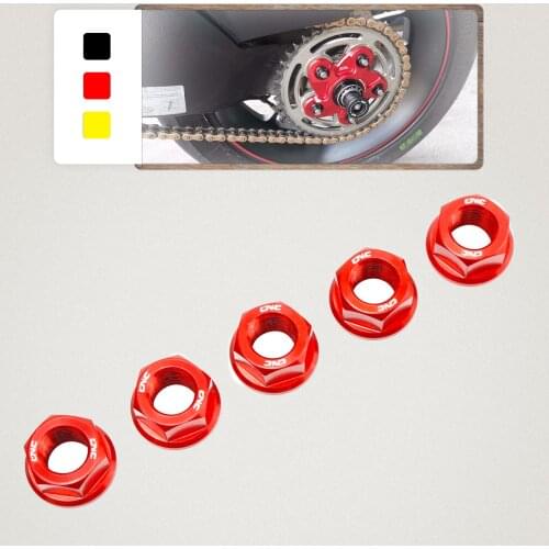 Motorcycle M10*1.0 Rear Sprocket Nuts For Ducati Streetfighter 848 Monster 821