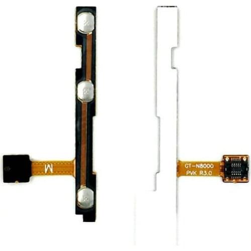 New Power on/off & volume up/down buttons flex cable Replacement for Samsung Note 10.1 N8000 N8010 N8020 phone
