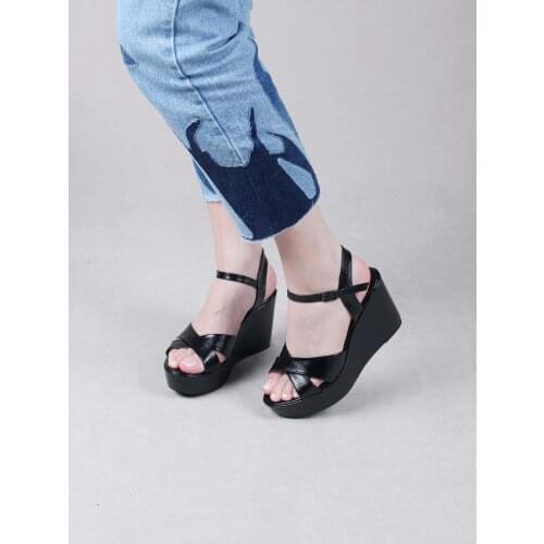 Womens Sandals Platinum Casual Wedge Heeled Shoes 2021 Summer Season