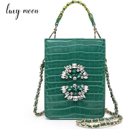 Mini Crossbody Bags for Women Luxury PU Leather Small Purse and Handbag Fashion Diamond Solid Color Shoulder Bag ZD2068