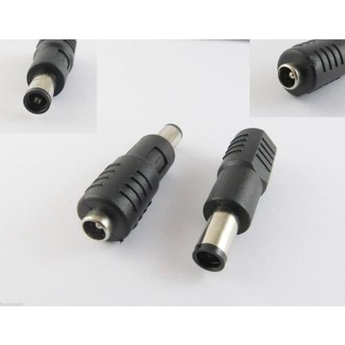 3pcs 2.1x5.5mm Female to 5.0x7.4mm Male AC-DC Power Plug Connector Adapter f DELL HP Laptops