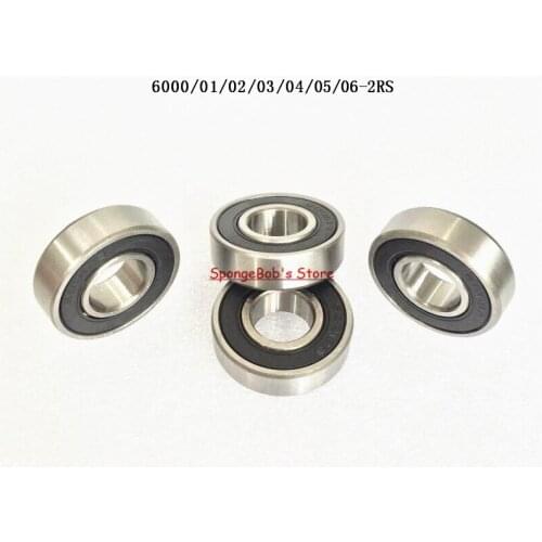 4-8pcs/Lot 6004-2RS / 6005-2RS / 6006-2RS Rubber Sealed Deep Groove Ball Bearing Miniature Bearing