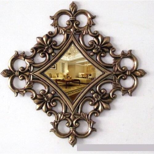 44cmx44cm Chinese Mirror Ming And Qing Dynasty Classical Bathroom Mirror Home Wall Decoration Mirror