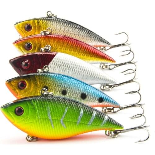 5PCS/lot 7CM 10.5G High Quality Laser Lifelike VIB Fishing Lure Pesca Wobbler Crankbait Artificial Japan Hard Bait