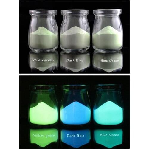 50g/bag dark blue Light Luminous Glitter powder phosphor powder,Nail Glitter Glow in Dark Powder Dust Paint Nail Polish Pigment