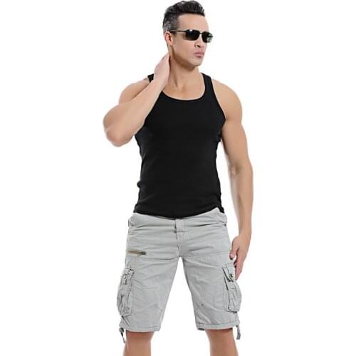 205 summer new arrival mens cargo pants designer solid color cargo trousers bermuda masculina size 29-38 AK06