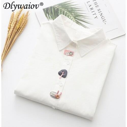 Dlywaiov Womens White Shirts