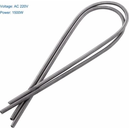 2Pcs/Set AC 220V 1500W Kiln Furnace Heating Element Coils High Resistance Wire Restring Coil Heater Coil Kit 800/1000/2500/3000W