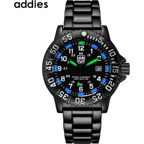 ADDIES Fashion Sport Watch Men Waterproof Mens Watches Top Brand Luxury Quartz Relogio Masculino Reloj Hombre Silicone Strap