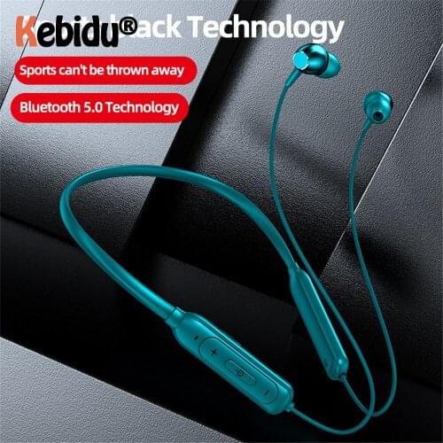 M61 In-ear Bluetooth 5.1 Sports/Music Earphone Wireless Stereo Subwoofer Hanging Neck Hanging Metal Magnetic Bluetooth Headphone