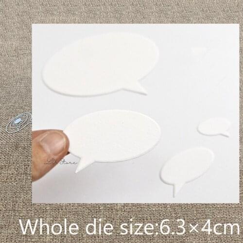 New Design Craft Metal Cutting Die 4pcs message frame decoration scrapbook die cuts Album Paper Card Craft Embossing die cuts