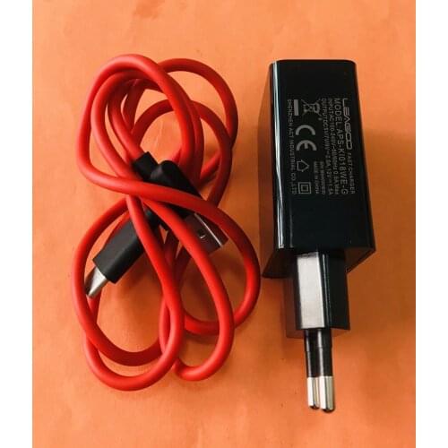 Original USB Charger Plug + Cable for LEAGOO S10 Helio P60 Octa Core Free Shipping