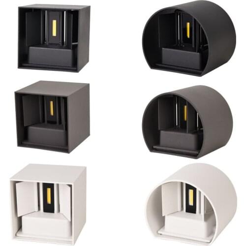 Outdoor waterproof wall lamp dimmable square/round office building restaurant nightclub background wall multicolor inside lights